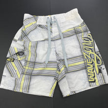 Load image into Gallery viewer, Boys Wave Zone, lightweight board shorts, elasticated, GUC, size 3,  