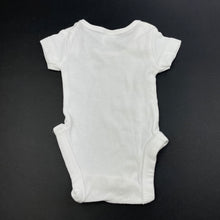 Load image into Gallery viewer, unisex Kids &amp; Co, white cotton bodysuit / romper, EUC, size 00000,  