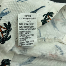 Load image into Gallery viewer, Boys Dymples, cotton polo shirt / top, tigers, EUC, size 0,  