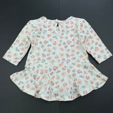 Load image into Gallery viewer, Girls Baby Baby, long sleeve peplum top, EUC, size 000,  
