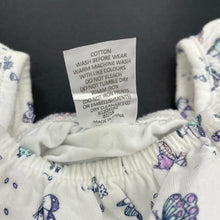 Load image into Gallery viewer, Girls Target, cotton summer romper, butterfly, EUC, size 00,  