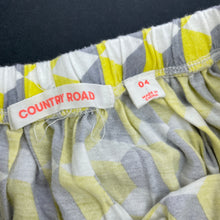 Load image into Gallery viewer, Girls Country Road, cotton skirt, elasticated, drawcord missing, elastic functional, FUC, size 4,  