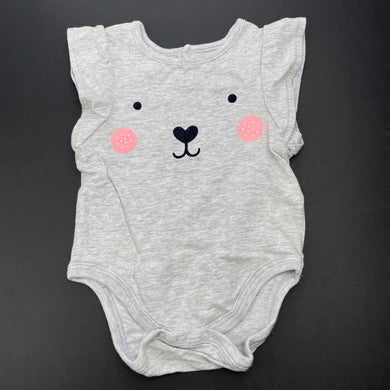 Girls Cotton On, stretchy bodysuit / romper, GUC, size 000,  