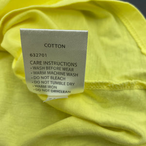 Girls B Collection, yellow cotton summer top, FUC, size 5,  