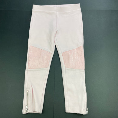 Girls Target, pink stretchy pants, elasticated, Inside leg: 35cm, GUC, size 3,  