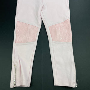Girls Target, pink stretchy pants, elasticated, Inside leg: 35cm, GUC, size 3,  