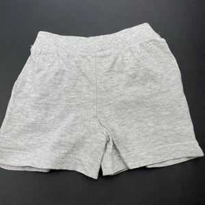 Boys Baby Biz, grey marle shorts, elasticated, GUC, size 0000,  