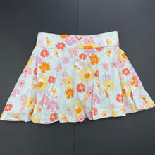 Load image into Gallery viewer, Girls Anko, floral cotton skirt, built-in shorts, elasticated, GUC, size 2,  