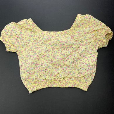 Girls Cotton On, floral lightweight cotton top, EUC, size 2,  