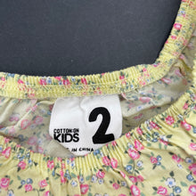 Load image into Gallery viewer, Girls Cotton On, floral lightweight cotton top, EUC, size 2,  