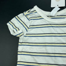Load image into Gallery viewer, Boys Dymples, striped cotton t-shirt / top, NEW, size 00,  