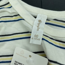 Load image into Gallery viewer, Boys Dymples, striped cotton t-shirt / top, NEW, size 00,  