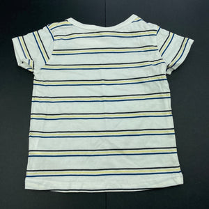 Boys Dymples, striped cotton t-shirt / top, NEW, size 00,  