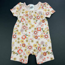Load image into Gallery viewer, Girls Anko, floral cotton romper, EUC, size 0000,  