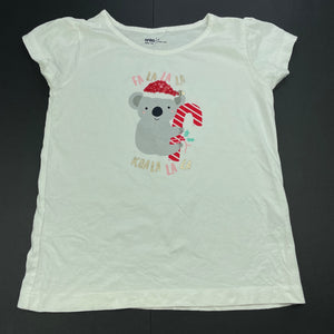 Girls Anko, cotton Christmas t-shirt / top, EUC, size 9,  