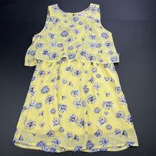 Load image into Gallery viewer, Girls Junior Zone, lined lightweight floral party dress, GUC, size 8, L: 63cm