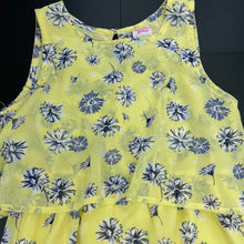 Load image into Gallery viewer, Girls Junior Zone, lined lightweight floral party dress, GUC, size 8, L: 63cm
