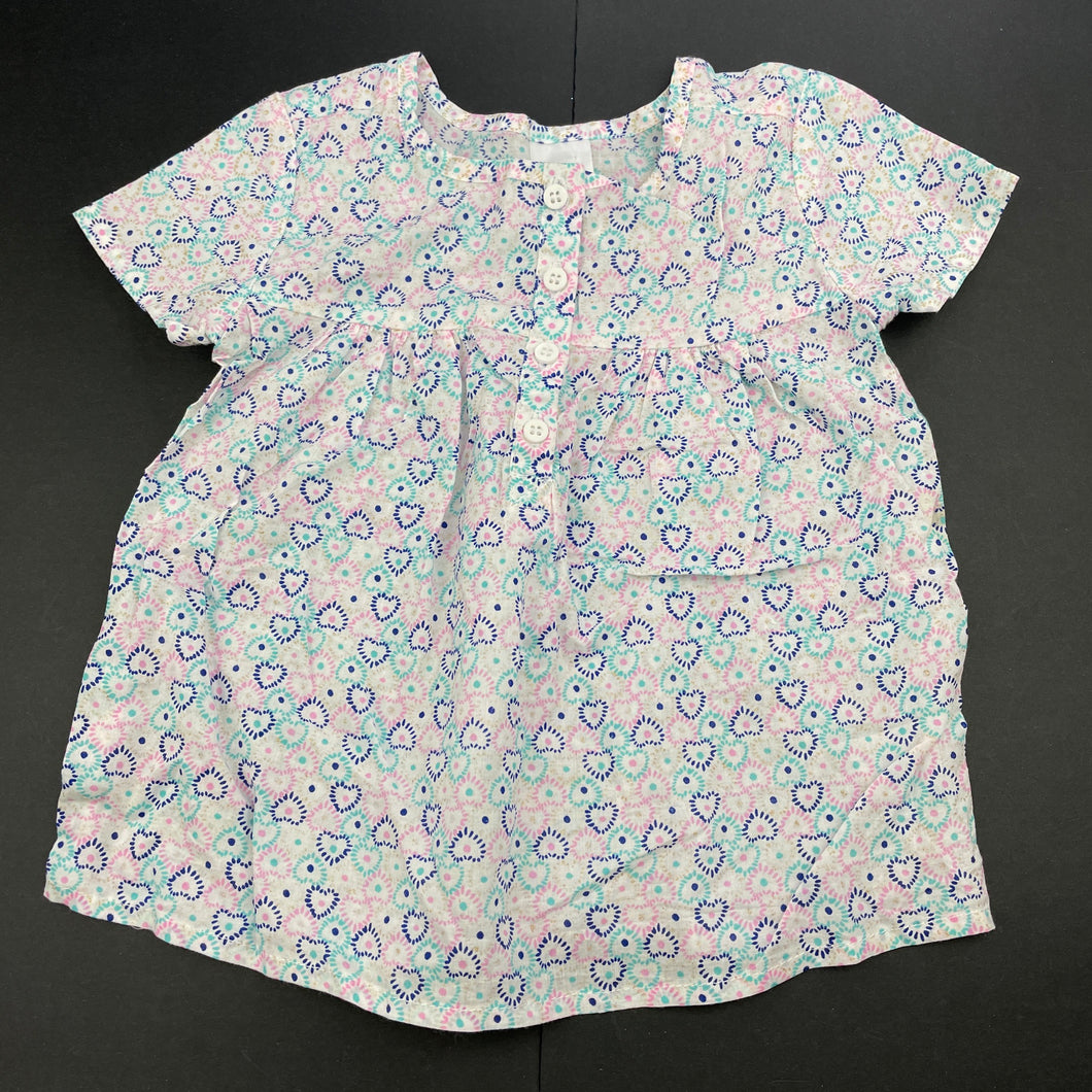 Girls Target, lightweight cotton top, GUC, size 0,  