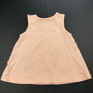Girls Target, pink stretchy top, flowers, GUC, size 0,  