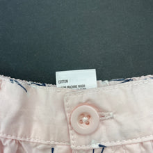 Load image into Gallery viewer, Girls Tiny Little Wonders, lightweight cotton shorts, elasticated, EUC, size 1,  