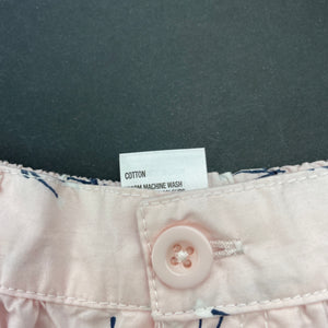 Girls Tiny Little Wonders, lightweight cotton shorts, elasticated, EUC, size 1,  