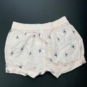 Girls Tiny Little Wonders, lightweight cotton shorts, elasticated, EUC, size 1,  