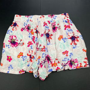 Girls Target, lightweight floral shorts / skort, elasticated, EUC, size 10,  