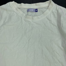 Load image into Gallery viewer, Boys L&amp;D, white cotton long sleeve t-shirt / top, GUC, size 12,  