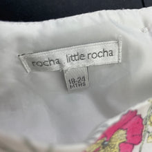 Load image into Gallery viewer, Girls Rocha Little Rocha, lined lightweight floral cotton party dress, GUC, size 2, L: 47cm
