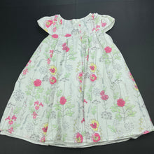 Load image into Gallery viewer, Girls Rocha Little Rocha, lined lightweight floral cotton party dress, GUC, size 2, L: 47cm