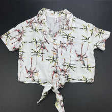 Load image into Gallery viewer, Girls KID, lightweight tie front top, EUC, size 10,  