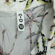Load image into Gallery viewer, Girls KID, lightweight tie front top, EUC, size 10,  