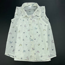 Load image into Gallery viewer, Girls Kids &amp; Co, dual layer lightweight top, butterflies, EUC, size 5,  