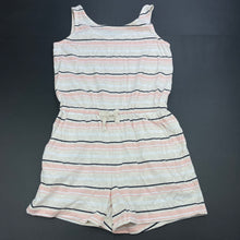Load image into Gallery viewer, Girls Target, striped soft cotton summer playsuit, EUC, size 9,  