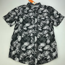Load image into Gallery viewer, Boys Target, black &amp; white cotton short sleeve shirt, NEW, size 12,  