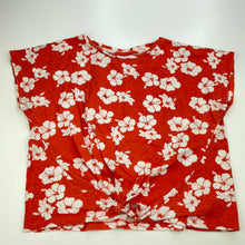 Load image into Gallery viewer, Girls Mango, floral cotton twist front top, FUC, size 12,  