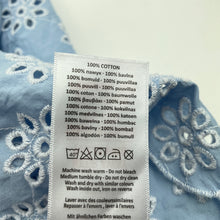 Load image into Gallery viewer, Girls LOLLIDAYS, broderie cotton summer dress, GUC, size 5-6, L: 60cm