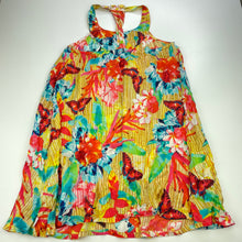 Load image into Gallery viewer, Girls SEAFOLLY, colourful lightweight rayon / silk summer dress, GUC, size 7, L: 67cm