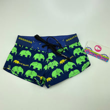 Load image into Gallery viewer, Girls 69 SLAM, lightweight board shorts, elephant, W: 54cm, NEW, size 4,  