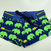 Load image into Gallery viewer, Girls 69 SLAM, lightweight board shorts, elephant, W: 54cm, NEW, size 4,  