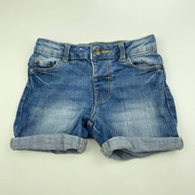 Load image into Gallery viewer, Girls Target, stretch denim shorts, adjustable, GUC, size 0,  