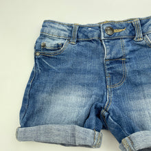 Load image into Gallery viewer, Girls Target, stretch denim shorts, adjustable, GUC, size 0,  