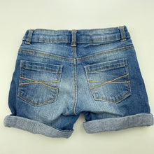 Load image into Gallery viewer, Girls Target, stretch denim shorts, adjustable, GUC, size 0,  
