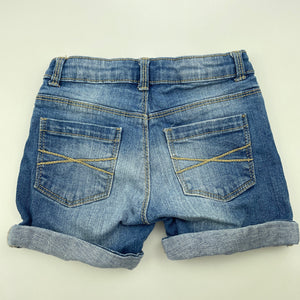 Girls Target, stretch denim shorts, adjustable, GUC, size 0,  
