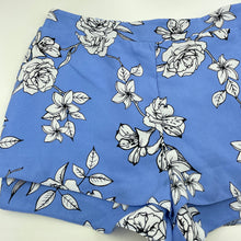 Load image into Gallery viewer, Girls B Collection, dual layer floral shorts, elasticated, GUC, size 10,  