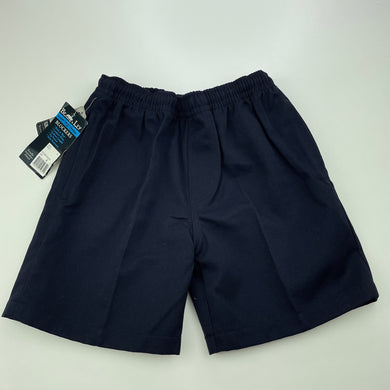 Boys Bare & Ley, navy school shorts, elasticated, NEW, size 4,  