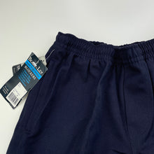 Load image into Gallery viewer, Boys Bare &amp; Ley, navy school shorts, elasticated, NEW, size 4,  