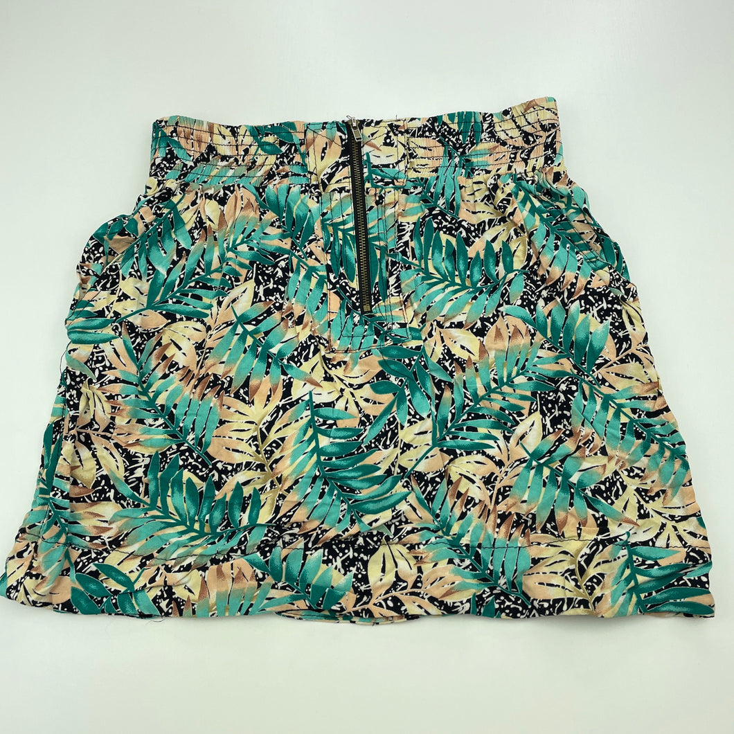 Girls One Way, lightweight skirt, elasticated, L: 37cm, GUC, size 10,  