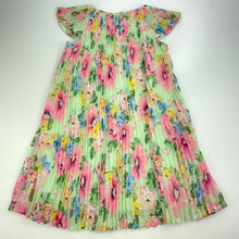 Load image into Gallery viewer, Girls H&amp;M, lined lightweight colourful floral party dress, EUC, size 6, L: 59cm