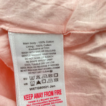 Load image into Gallery viewer, Girls Pumpkin Patch, cotton lined spliced party dress, small mark front skirt, FUC, size 4, L: 57cm